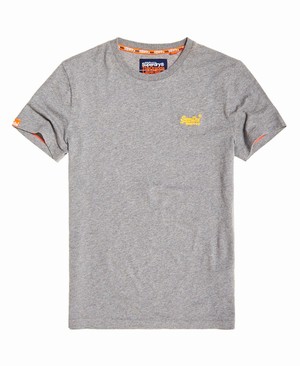 Superdry Orange Label Vintage Embroidery Férfi Pólók Szürke | WQEDS4572